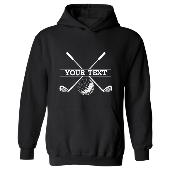 Golf Hoodie Personalized Golf Ball Club YOUR NAME Sweatshirt - Picture 9 of 15